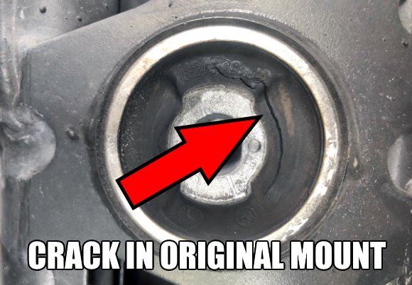 Crack in original mount